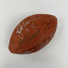 Bart Starr Joe Montana Joe Namath Elway Aikman Quarterbacks Signed Football PSA