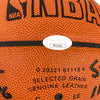 Magic Johnson Signed Heavily Inscribed STATS Basketball 18/32 JSA & Steiner COA