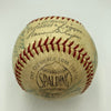 1954 New York Giants World Series Champs Team Signed Baseball Willie Mays JSA