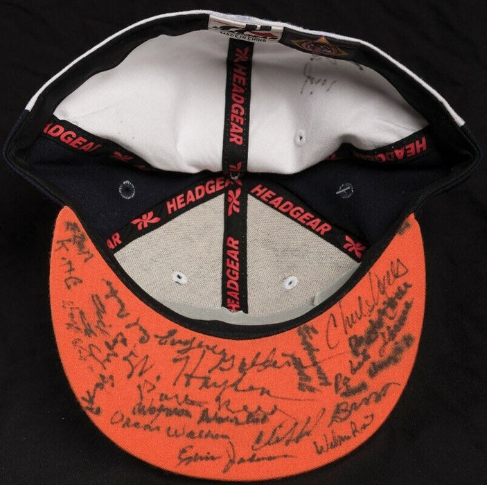 Negro League Legends Detroit Stars Multi Signed Hat With Over 50 Autographs JSA