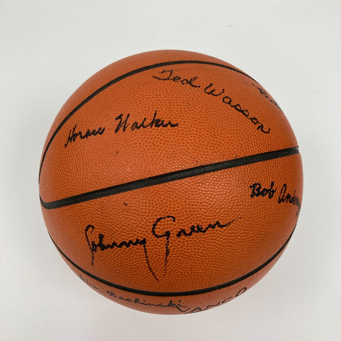 1959 Michigan State Wolverines Team Signed Vintage Basketball