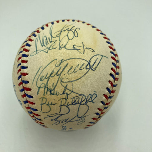 1995 All Star Game Team Signed Baseball Cal Ripken Jr & Kirby Puckett