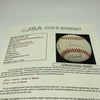 Greg Maddux Tom Glavine John Smoltz 1995 Braves Pitchers Signed Baseball JSA COA