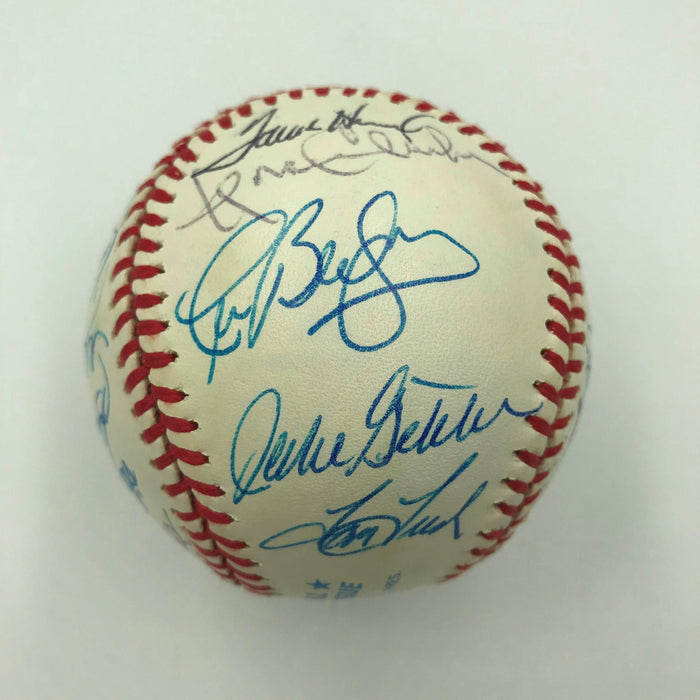1991 Boston Red Sox Legends Old Timers Day Multi Signed Baseball 25 Sigs