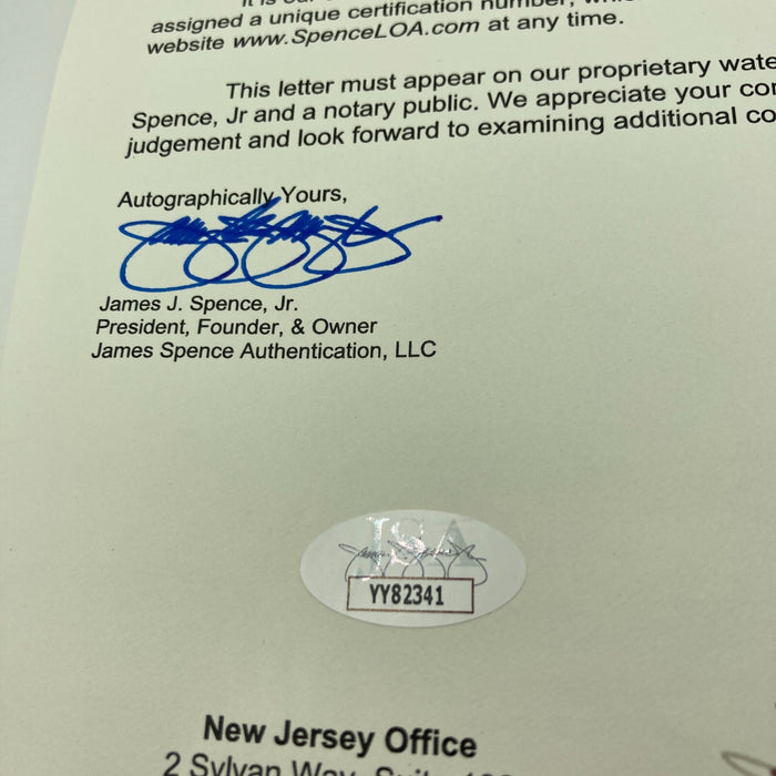 1998 New York Yankees World Series Champs Team Signed Baseball Derek Jeter JSA