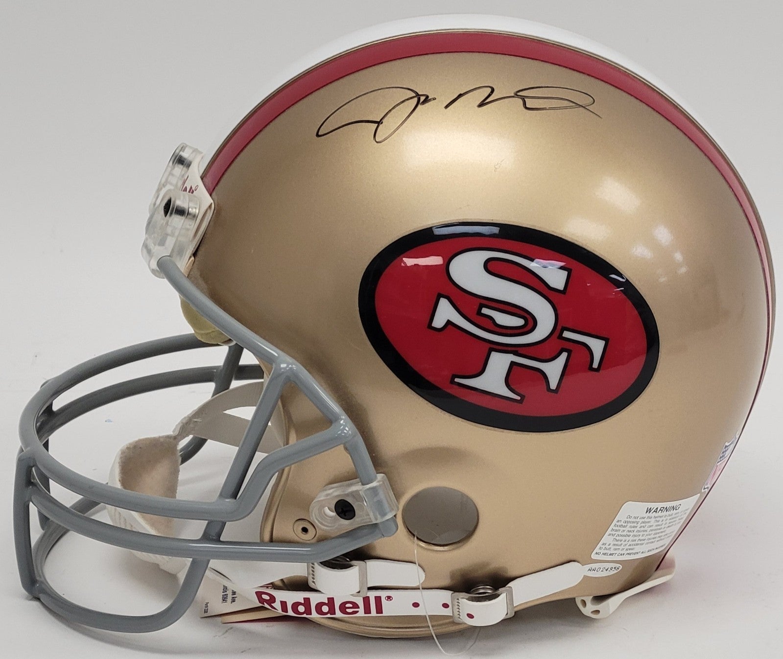 Joe Montana Signed San Francisco 49ers Full Size Authentic Helmet UDA Upper Deck