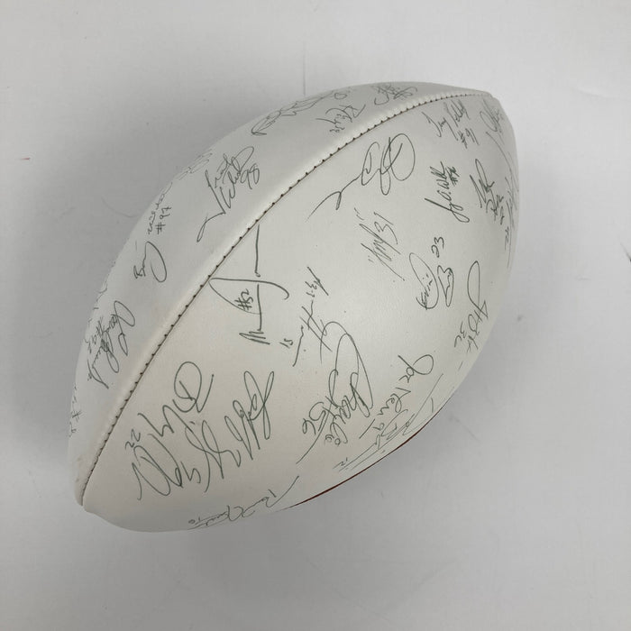 1999 St. Louis Rams Super Bowl Champs Team Signed Wilson Football 42 Sigs JSA