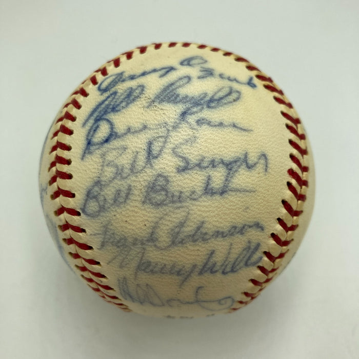 1972 Los Angeles Dodgers Team Signed Official National League Feeney Baseball