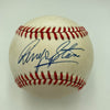 Ringo Starr Beatles Single Signed American League Baseball Beckett COA