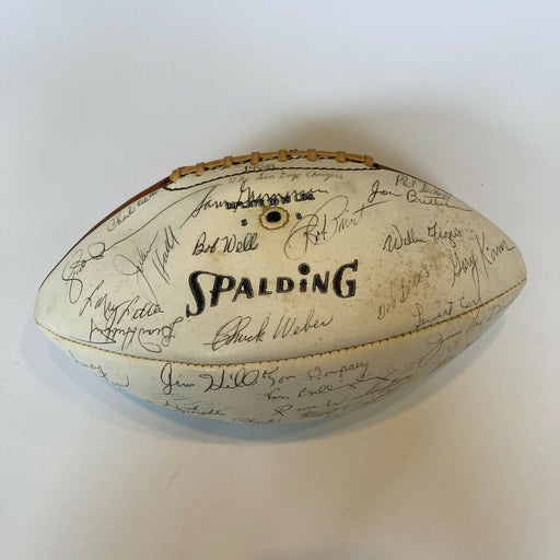 1968 San Diego Chargers Team Signed Vintage Spalding Football