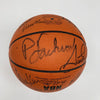 1997-98 Chicago Bulls NBA Champs Team Signed Game Basketball The Last Dance JSA