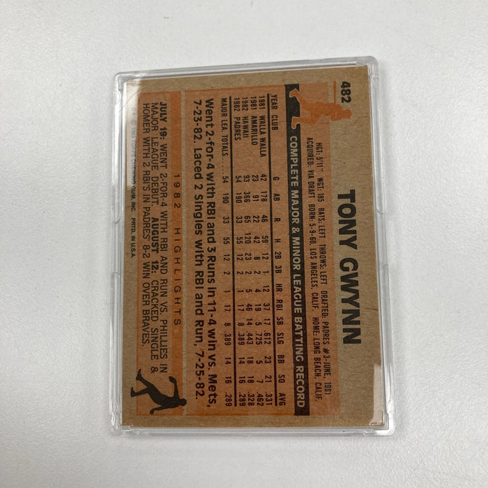 1983 Topps Tony Gwynn RC Rookie Baseball Card (2)