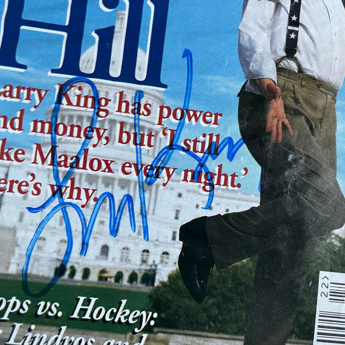 Larry King Signed Autographed Magazine With JSA COA