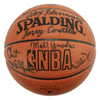 1966-1967 Philadelphia 76ers Champs Team Signed Basketball Wilt Chamberlain JSA