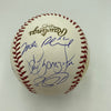2003 Florida Marlins World Series Champs Team Signed W.S. Baseball JSA COA