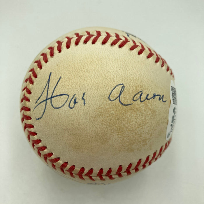 1957 Milwaukee Braves World Series Champs Team Signed Baseball JSA COA