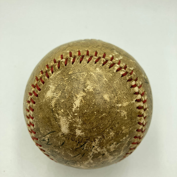 1923 NY Yankees World Series Champs Team Signed Baseball Babe Ruth JSA & PSA