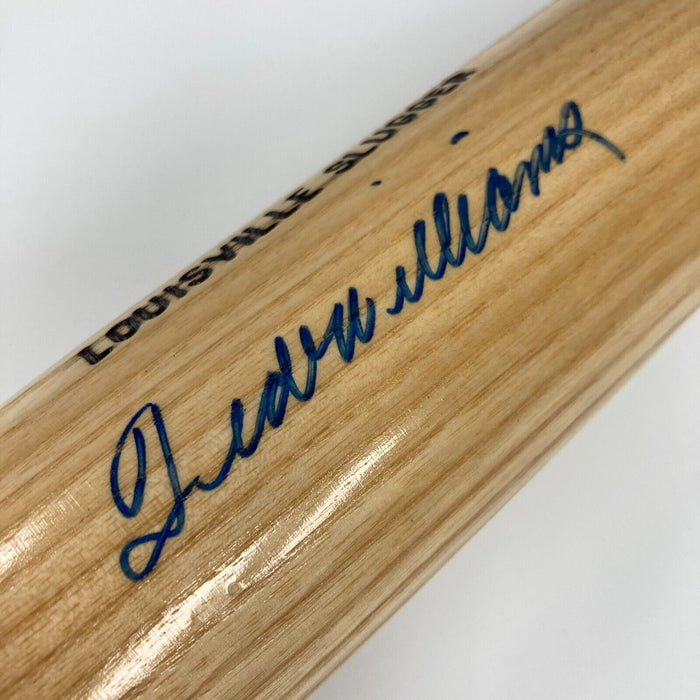 Ted Williams Signed Game Model Baseball Bat UDA Upper Deck Hologram & Bag