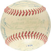 Beautiful 1955 New York Yankees American League Champs Team Signed Baseball JSA