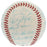 Beautiful 1960 Milwaukee Braves Team Signed Baseball Hank Aaron JSA COA