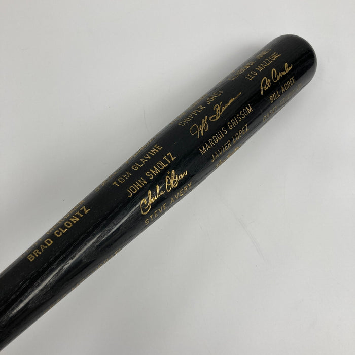 1995 Atlanta Braves World Series Champs Team Presentation Bat