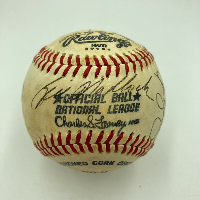 1985 Los Angeles Dodgers Team Signed Official National League Baseball