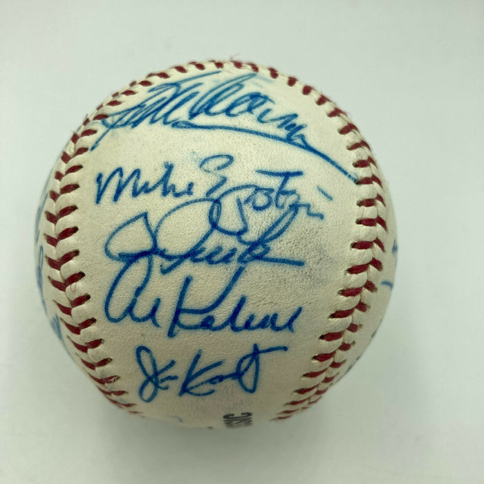 Brooks Robinson HOF Signed Cracker Jack Old Timers Game Baseball Beckett COA