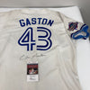 Cito Gaston Signed 1993 World Series Toronto Blue Jays Game Model Jersey JSA