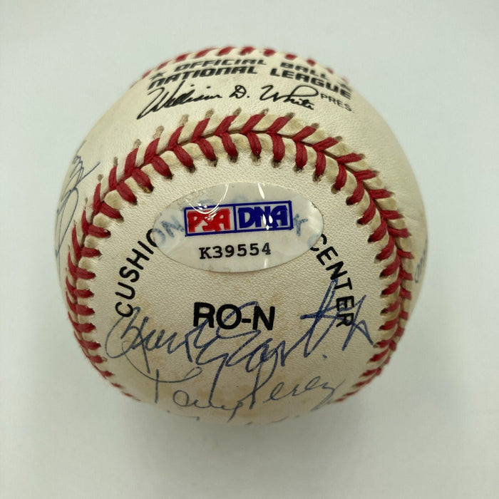 1975 Cincinnati Reds World Series Champs Team Signed Baseball PSA DNA