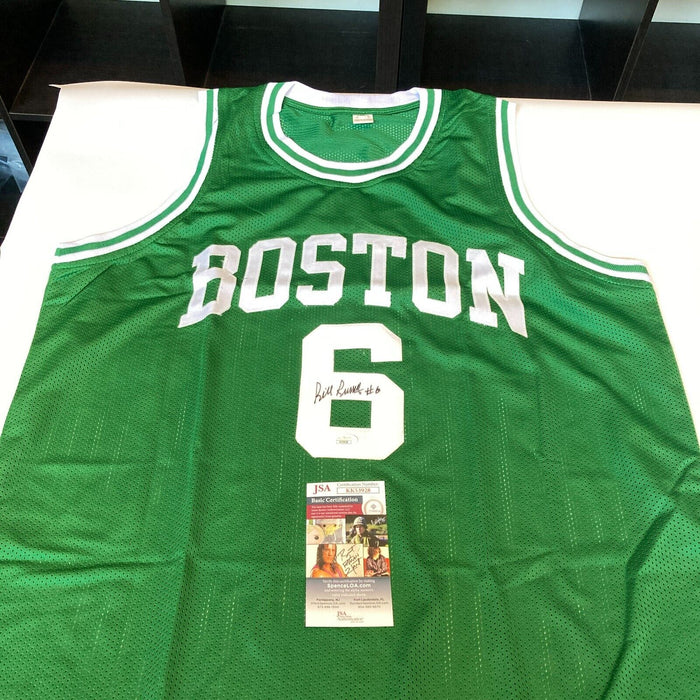 Bill Russell #6 Signed Autographed Boston Celtics Jersey With JSA COA