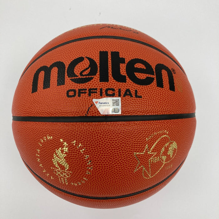 Muhammad Ali Signed 1996 Official Olympics Game Basketball JSA COA