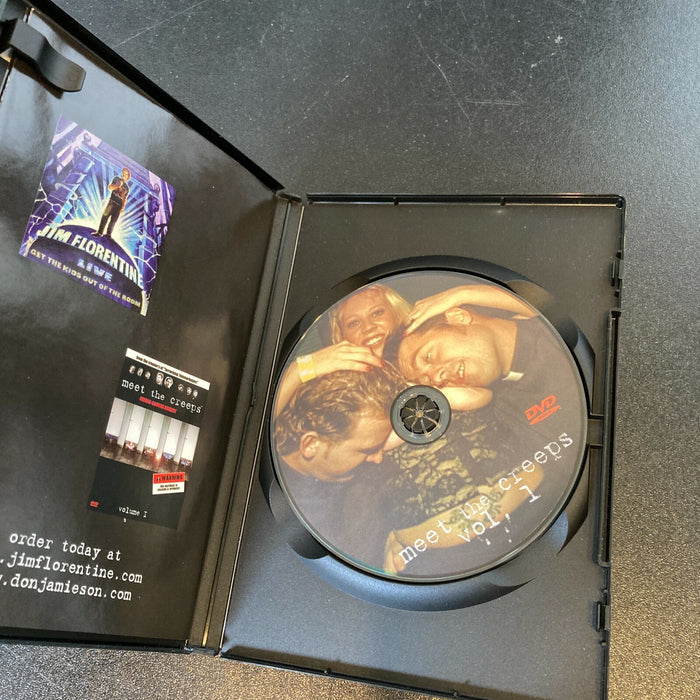 Jim Florentine Signed Autographed Meet The Creeps DVD With JSA COA