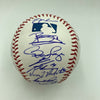 Beautiful 2012 NY Yankees Team Signed Baseball Derek Jeter Mariano Rivera JSA