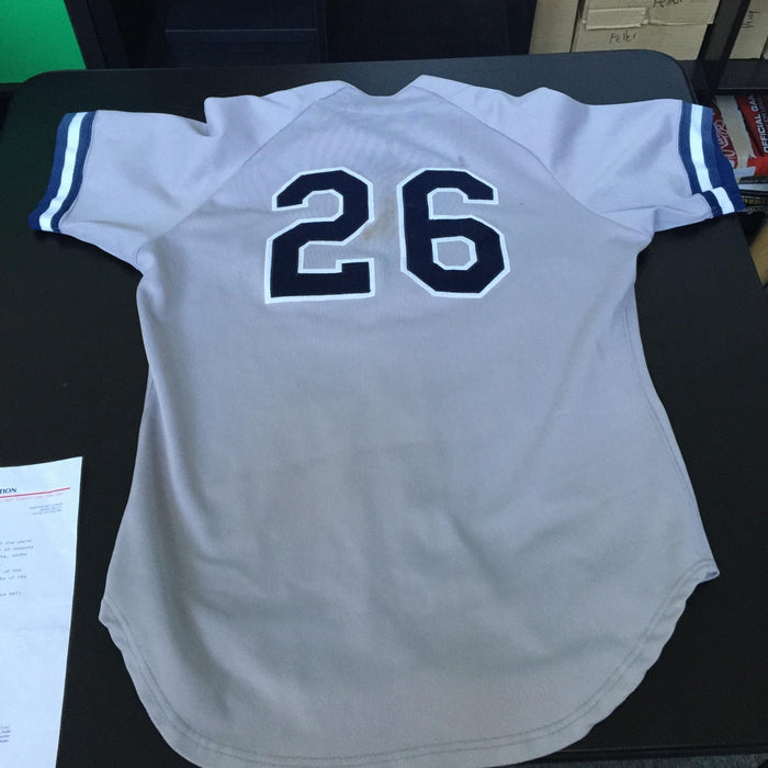 1999 Orlando El Duque Hernandez Oneonta Yankees Game Used Minor League Jersey