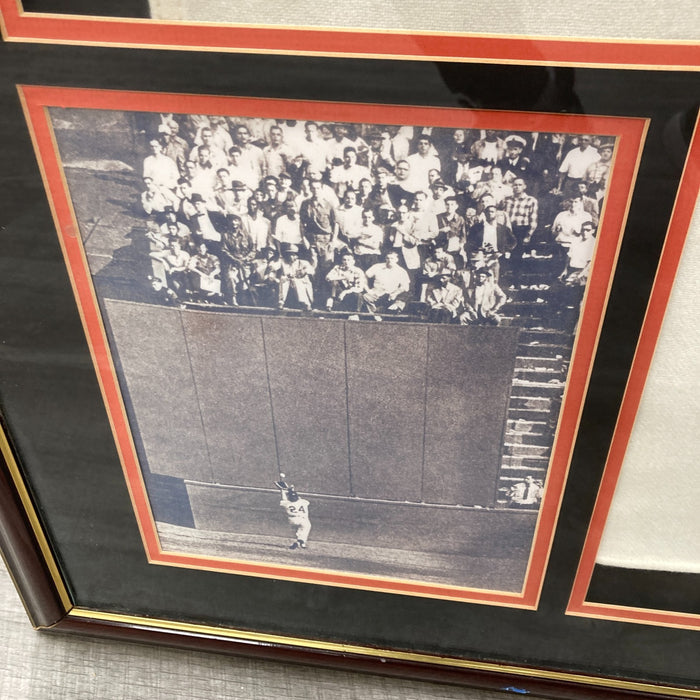 Willie Mays "Hall Of Fame 1979 Say Hey" Signed New York Giants Jersey Framed PSA