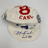 Carl Yastrzemski Signed Vintage 1983 Final Game Baseball Hat JSA COA