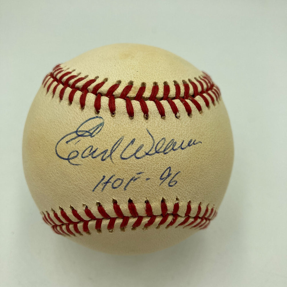 Earl Weaver HOF 1996 Signed American League Baseball PSA DNA #U86994