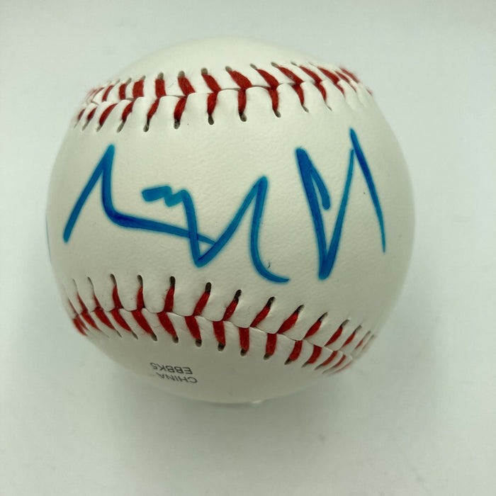 Brad Pitt  & Angelina Jolie Signed Autographed Rawlings Baseball JSA COA
