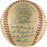Beautiful Willie Mays Rookie 1951 New York Giants Team Signed Baseball PSA DNA