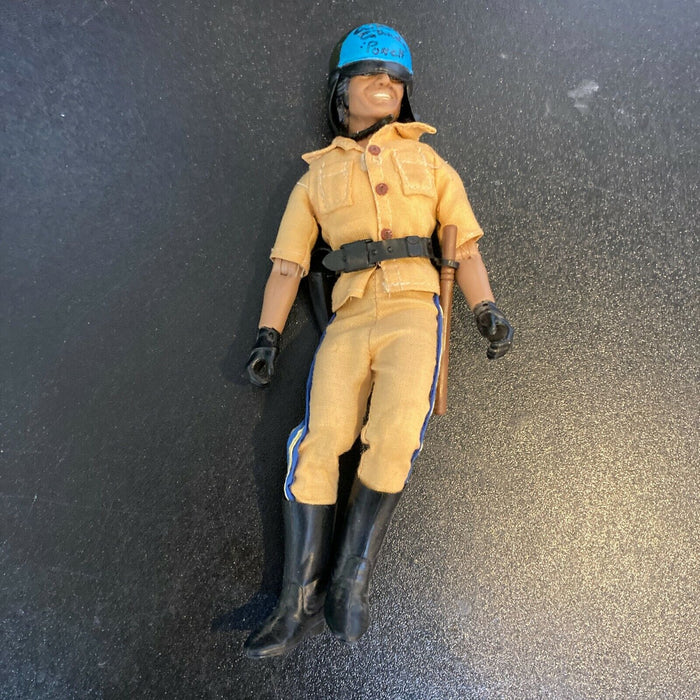 Erik Estrada Signed Vintage 1970's Chip's Ponch Action Figure JSA COA