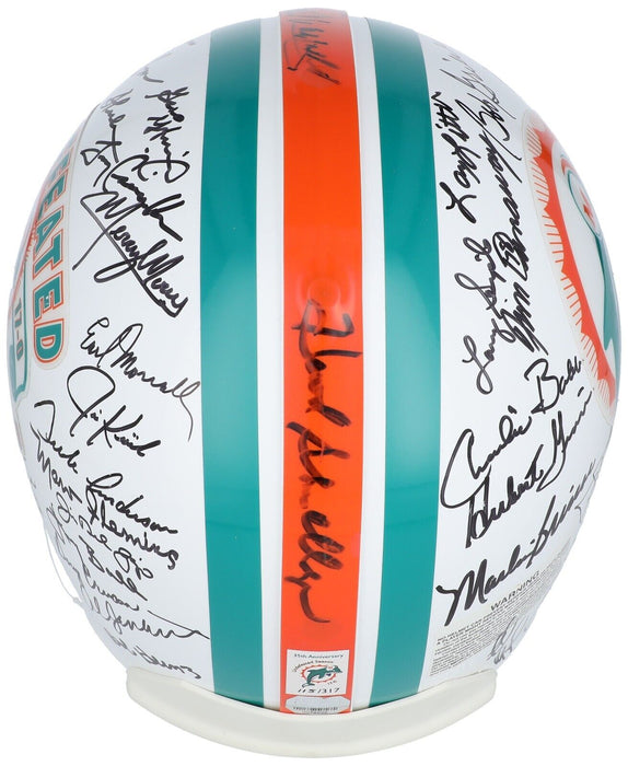 1972 Miami Dolphins Super Bowl Champs Team Signed Authentic Helmet Beckett COA