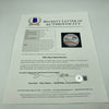 The Finest Willie Mays Signed Heavily Inscribed Career STAT Baseball Beckett COA