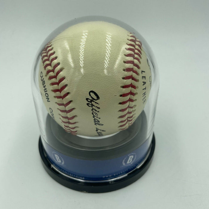 Darrell Porter Signed Autographed Baseball Beckett BGS Certified