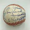 Mickey Mantle New York Yankees HOF Legends Multi Signed Baseball 28 Sigs JSA COA