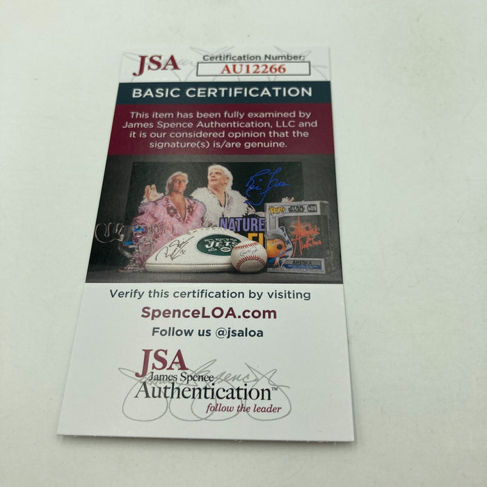 Pat Sullivan Signed Vintage NL Baseball Heisman Trophy Winner JSA COA