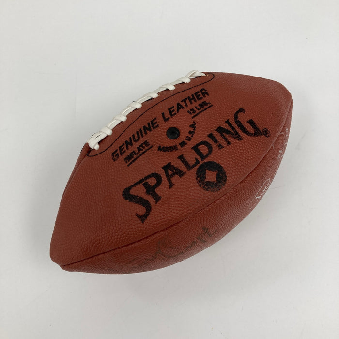 University Of Miami Hurricanes Legends Multi Signed Football Beckett COA