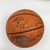 1985-1987 Boston Celtics Team Signed Basketball JSA COA