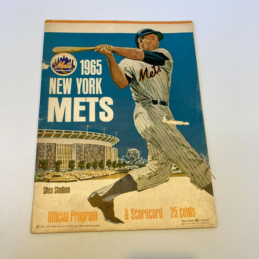 1965 New York Mets Vintage Program