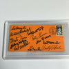 Willie Mays Bobby Thomson Shot Heard Round The World Multi Signed FDC PSA DNA