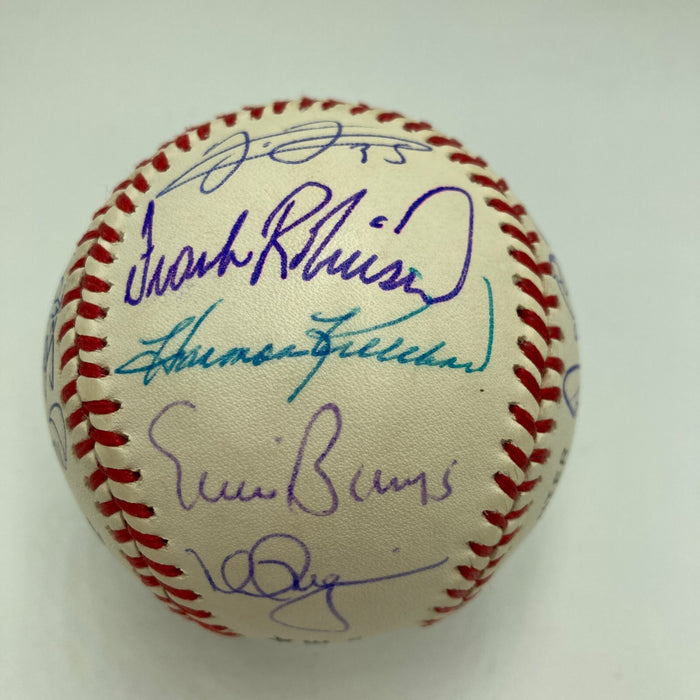 500 Home Run Signed Baseball With 18 Sigs! Mickey Mantle Ted Williams JSA COA